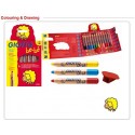 GIOTTO Be-bè Super Large Pencil 6 assorted