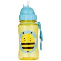 Skip Hop Zoo Flip-Straw Sports Bottle (BEE)